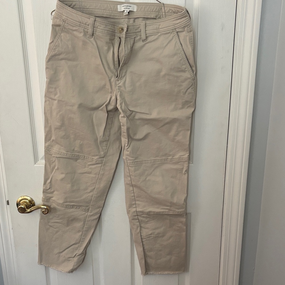 Banana Republic Tan Ankle Pants
